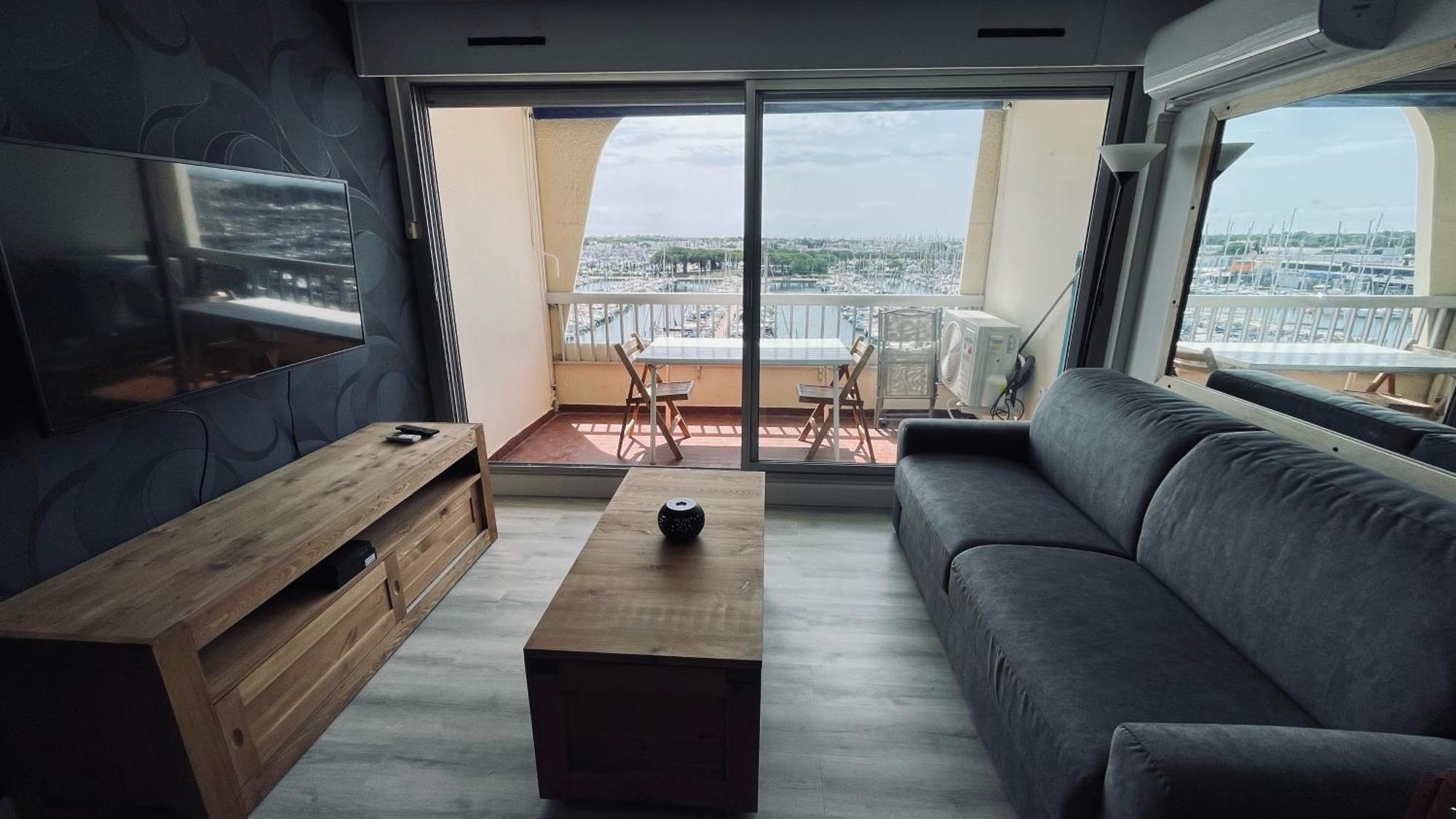 Studio avec vue imprenable Marina Le Grau-du-Roi Extérieur photo