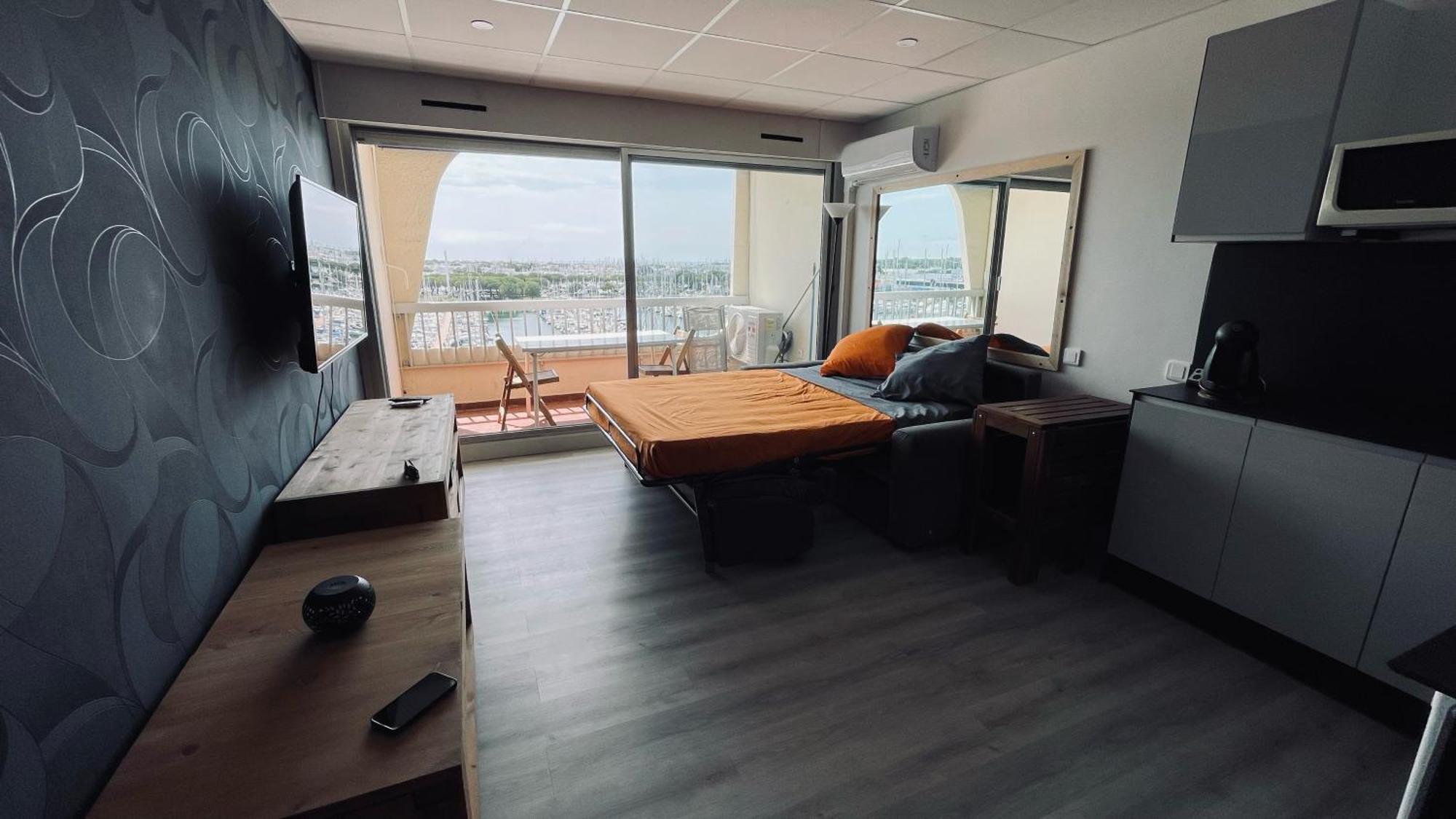 Studio avec vue imprenable Marina Le Grau-du-Roi Extérieur photo